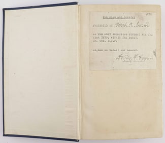 'MEIN KAMPF' GIFTED TO A MEMBER OF THE BRITISH UNION OF FASCISTS