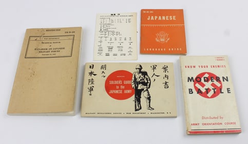 AMERICAN ENEMY INFORMATION GUIDES (4)