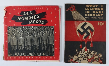 ANTI-NAZI FRENCH AND AMERICAN BOOKS (2)