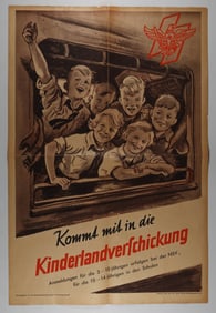 HITLER YOUTH TRAVEL POSTER