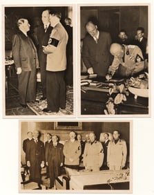 SIGNING OF THE MUNICH PACT POSTCARD PHOTOGRAPHS (7)