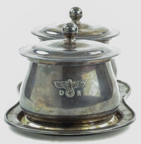 CONDIMENT SET FROM HERMANN GORING’S ‘DEUTSCHE REICHSBAHN’ DINING CAR