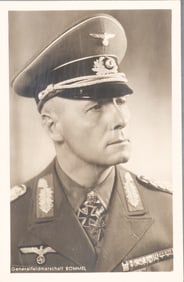ERWIN ROMMEL PHOTOGRAPH TAKEN FROM HIS DESK