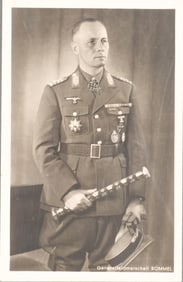 ERWIN ROMMEL PHOTOGRAPH TAKEN FROM HIS DESK