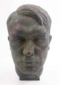 H. M. LEY BRONZE BUST OF ADOLF HITLER
