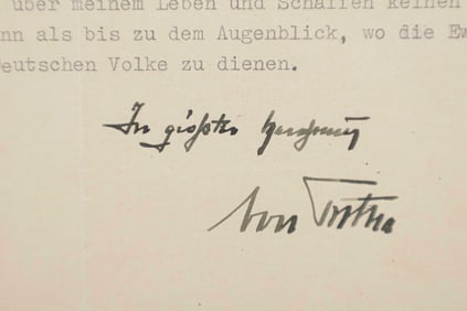 ADOLF VON TROTHA