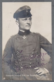MANFRED VON RICHTHOFEN SANKE CARD