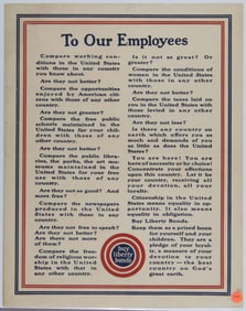 WORLD WAR I 'LIBERTY BOND' POSTER