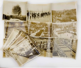 PERIOD OVERSIZED PHOTOGRAPHS OF AMERICANS AT WAR (25)