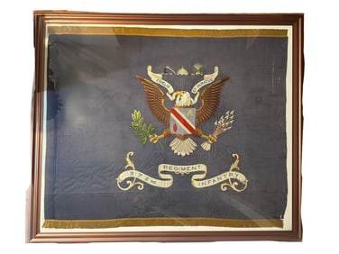REGIMENTAL COLORS OF THE 372ND (BLACK) INFANTRY REGIMENT