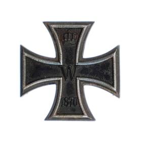 1870 IRON CROSS, SECOND CLASS WITH SIDE LOOPS