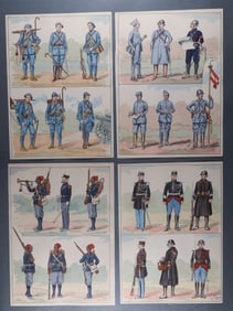 FRENCH MILITARY UNIFORM PRINTS (44)