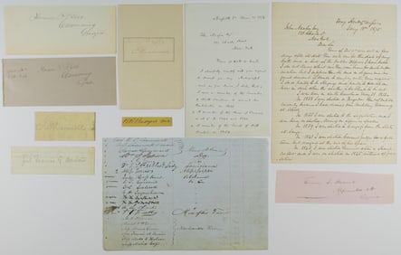 CONFEDERATE POLITICIANS AND SYMPATHIZERS (10)