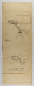 MAP OF MISSISSIPPI DELTA USED BY UNION NAVY