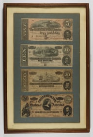 CONFEDERATE CURRENCY (4)
