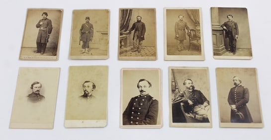 UNION SOLDIER CARTES DE VISITE (10)