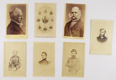 UNION GENERAL CARTE DE VISITE PHOTOGRAPHS (7)