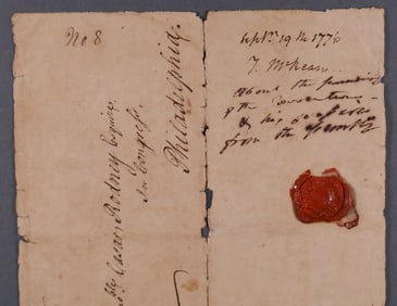 WORD OF THOMAS MCKEAN DRAFTING THE FIRST U.S. STATE CONSTITUTION