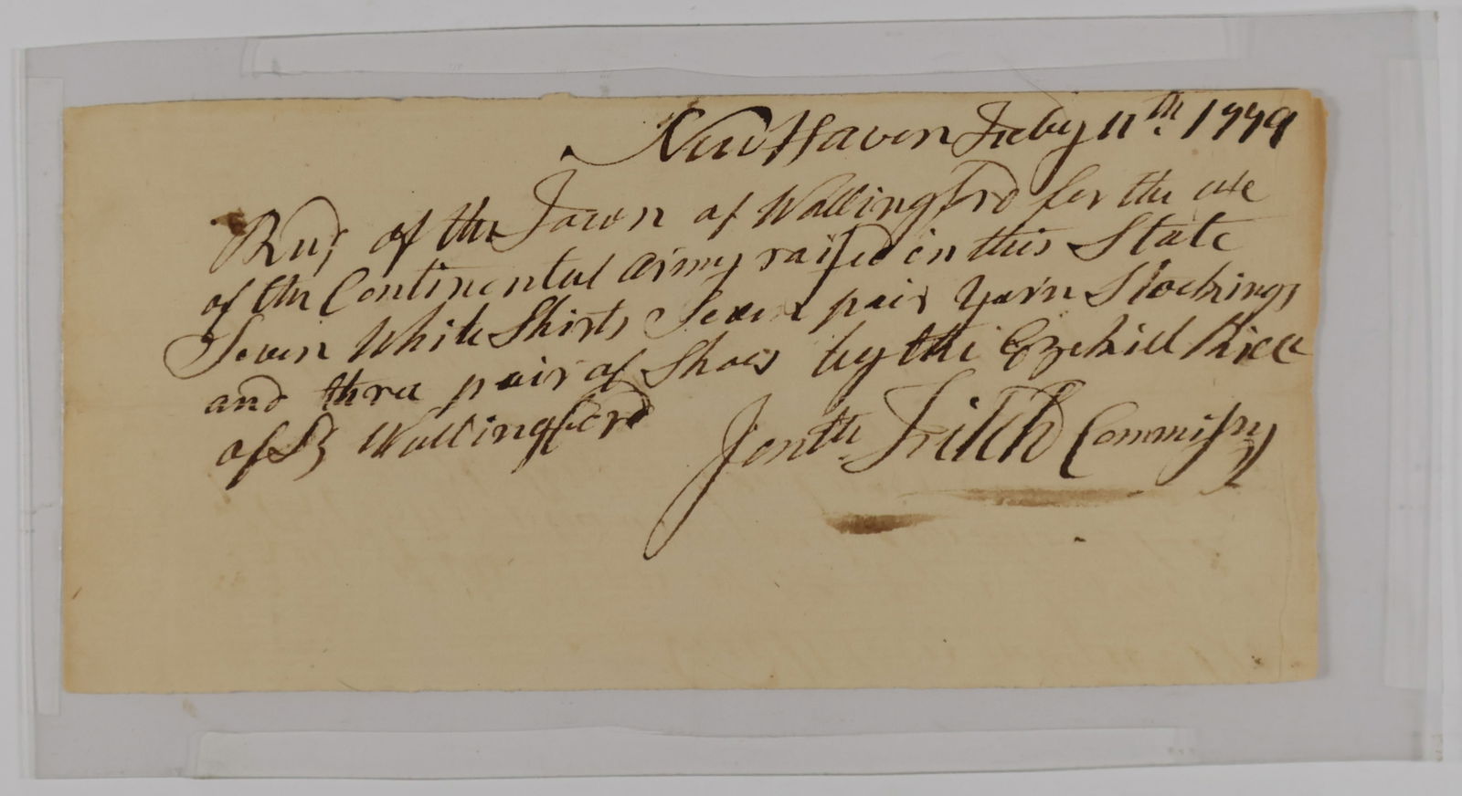 BUYING CLOTHING FOR THE CONTINENTAL ARMY (1 of 1)