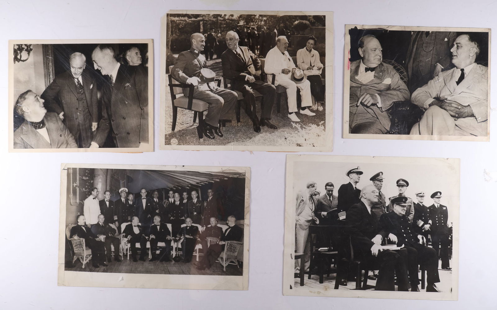 FRANKLIN D. ROOSEVELT PRESS PHOTOGRAPHS (7) (1 of 2)