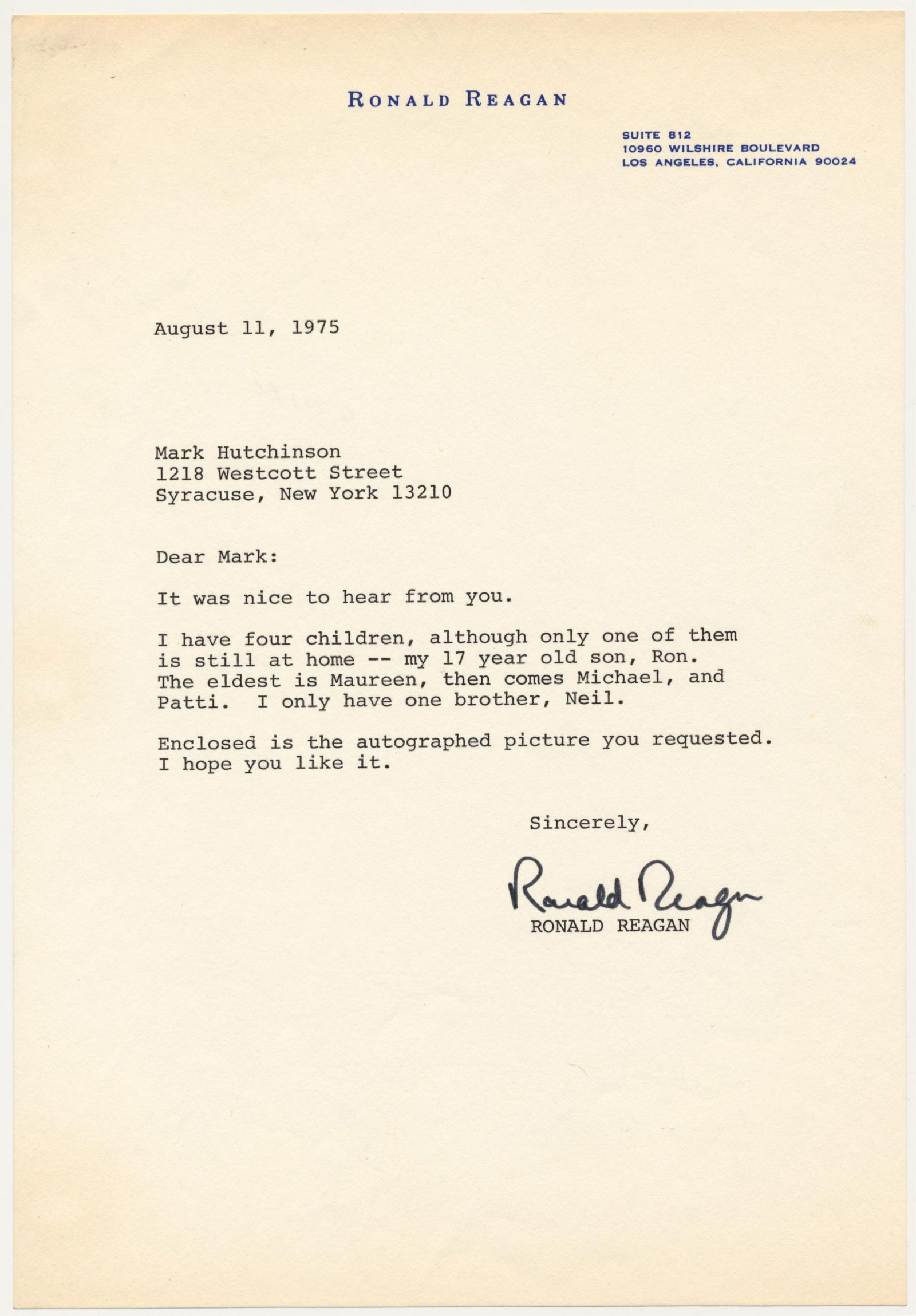 RONALD REAGAN (1 of 1)