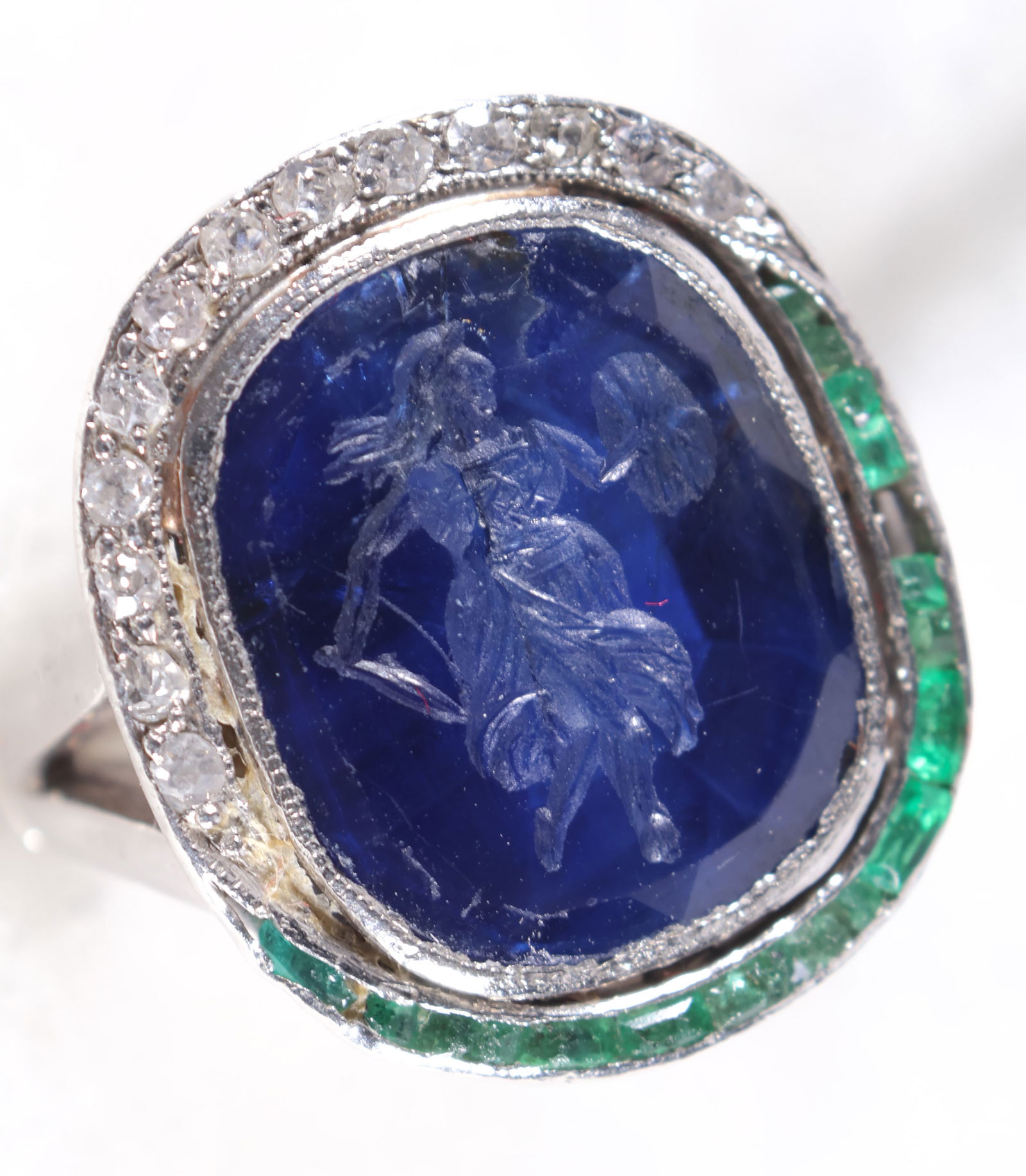 (GRAND DUKE SERGE ALEXANDROVICH OF RUSSIA) SAPPHIRE RING (1 of 14)