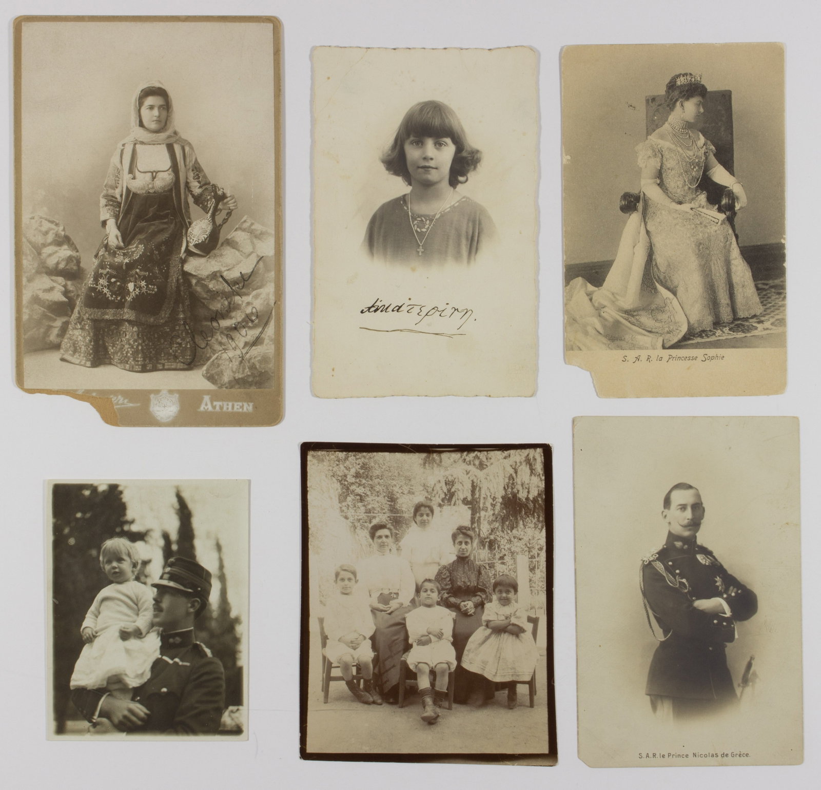 PRINCESS KATERINA AND THE GREEK ROYAL FAMILY: Princess Katherine of Greece and Denmark (1913 ñ 2007) The third daughter and youngest child of King Constantine I of Greece and Sophia of Prussia. Exiled twice, she fled Greece during World War 