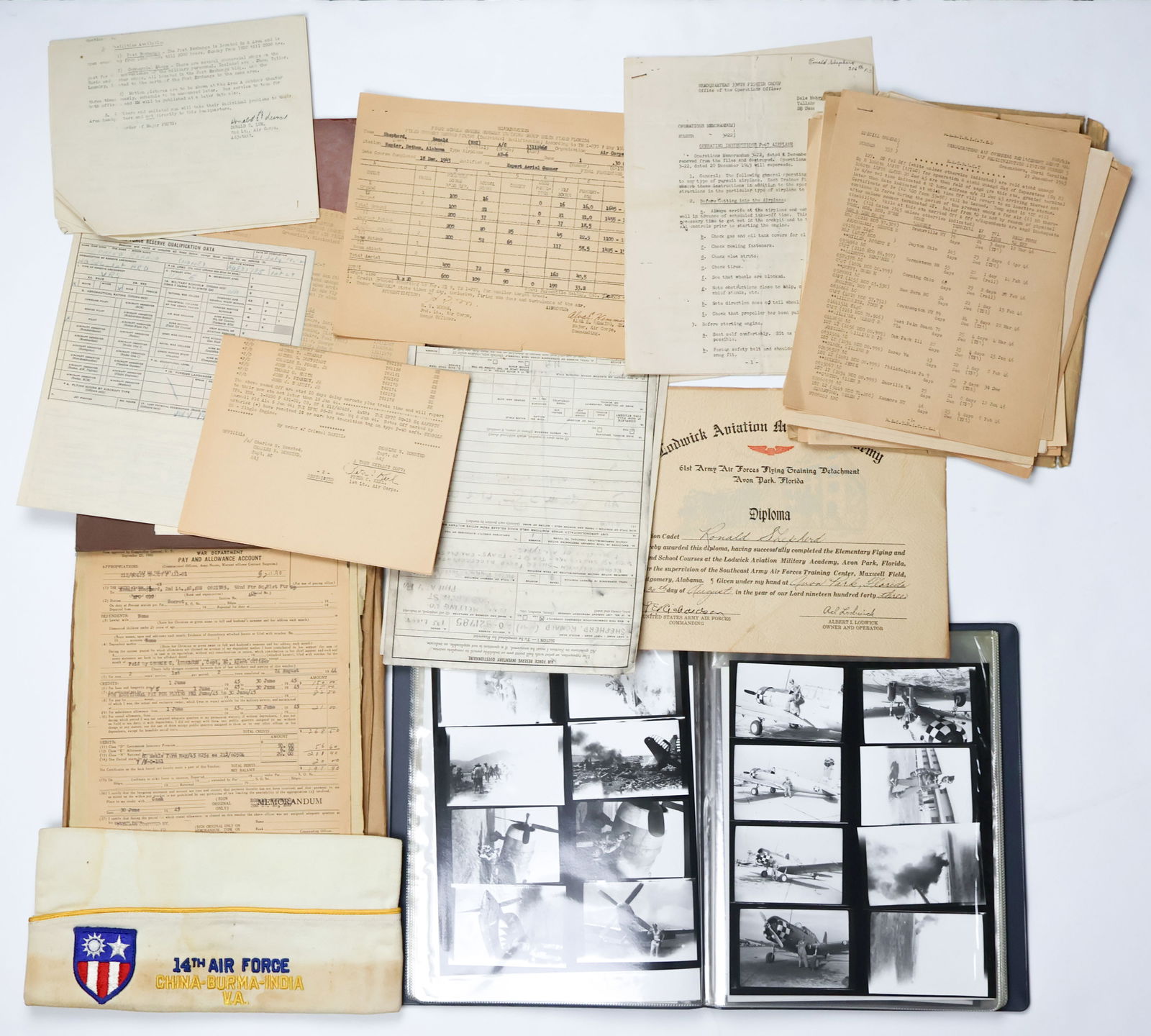 (FLYING TIGERS) GROUPING OF ORDERS, ASSIGNMENTS, AND OTHER RECORDS (200+) (1 of 14)