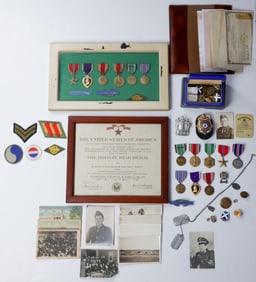 (OFFICE OF STRATEGIC SERVICES) CPL. CHARLES M. TOTH GROUPING