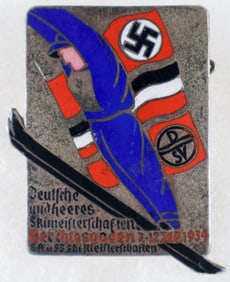 1934 BERCHTESGARDEN SKI BADGE