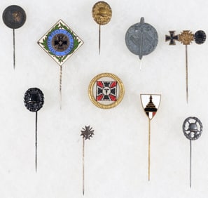 GERMAN STICK PINS (10)