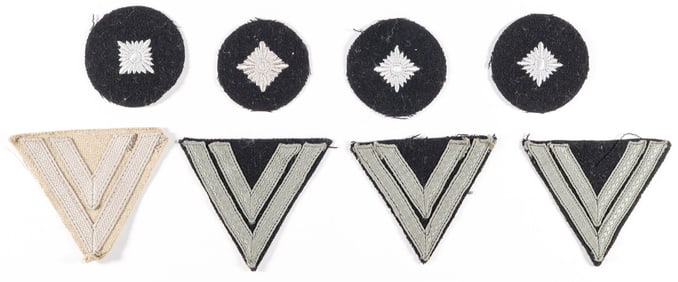 SS OBERSCHUTZE AND CHEVRONS