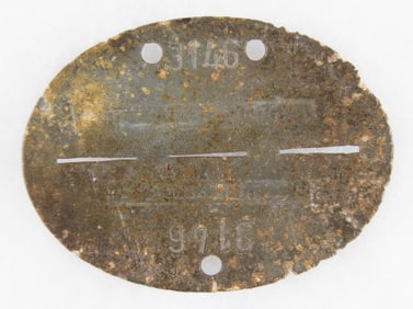 SS-DIRLEWANGER BRIGADE IDENTIFICATION DISC