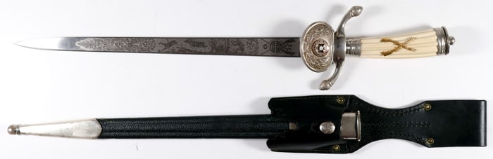 EICKHORN DEUTSCHER SCHUTZEN VERBAND POSTWAR DAGGER