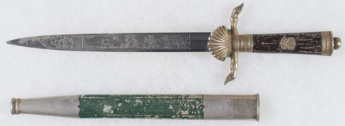 GERMAN HUNTING ASSOCIATION MINIATURE CUTLASS