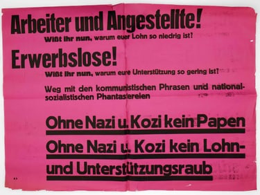 NSDAP ELECTION POSTER