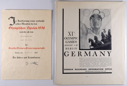 1936 OLYMPICS GROUPING
