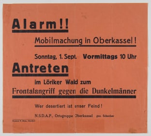 S.A. CALL TO ARMS AGAINST PARTY DENIERS