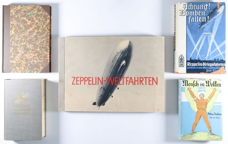 ZEPPELIN AND BALLONIST BOOKS (5)