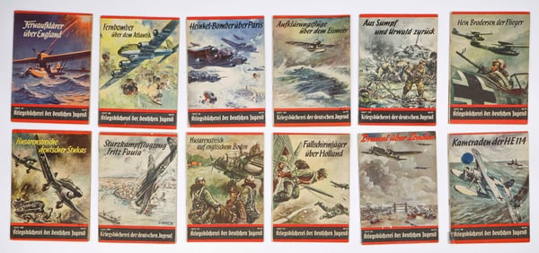 NAZI LUFTWAFFE PROPAGANDA BOOKLETS (12)