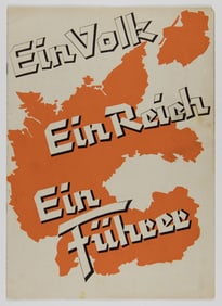 'EIN VOLK EIN REICH EIN FUHRER' HITLER TRIBUTE MAGAZINE