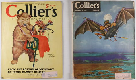COLLIER'S MAGAZINE GOES TO WAR