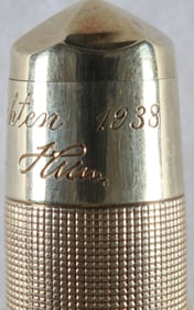 ADOLF HITLER PRESENTATION GOLD PEN AND PENCIL SET