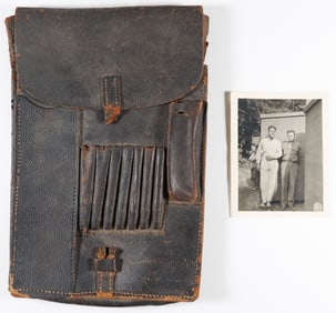 OTTO SKORZENY'S LEATHER MAP CASE