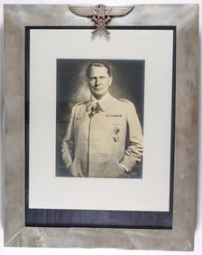 HERMANN GORING CUSTOM SILVER FRAME WITH PHOTOGRAPH