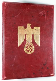 DOCUMENT HOLDER FOR A KNIGHT'S CROSS
