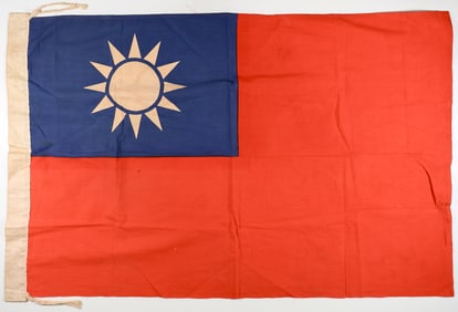 (FLYING TIGERS) PILOT'S CHINESE NATIONAL FLAG
