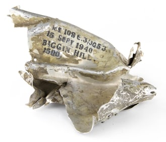 BATTLE OF BRITAIN ME-109 CRASH RELIC