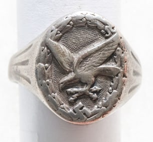 LUFTWAFFE WIRELESS OPERATOR BADGE RING
