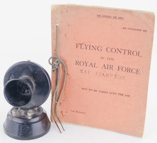 R.A.F. SCAMPTON MICROPHONE AND FLYING CONTROL BOOK